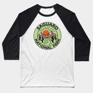 Saguaro National Park Arizona Cactus Mountains Laptop Baseball T-Shirt